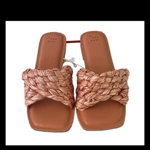 A New Day Women's Nicolette Ultimate Comfort Memory Foam Pink Sandals Size 9.5